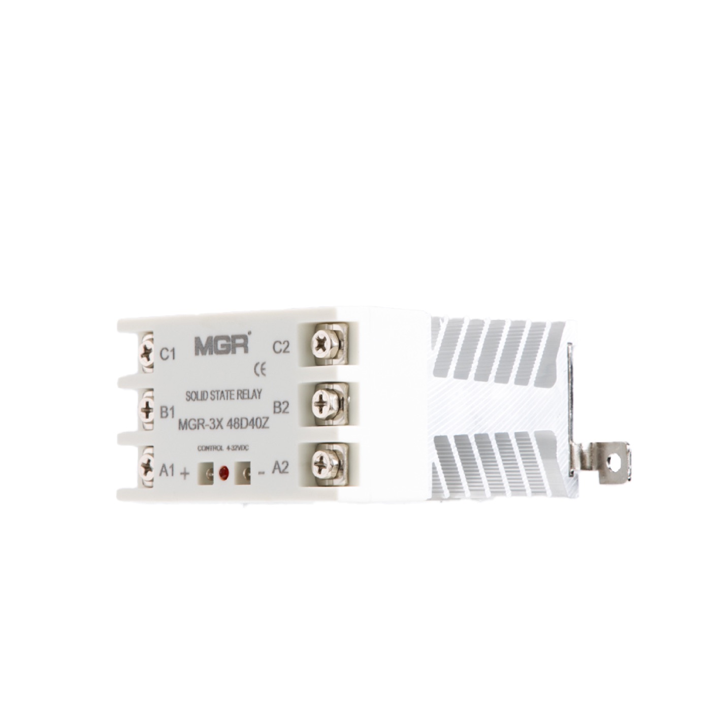 MGR-3 X DIN rail solid state relay front view